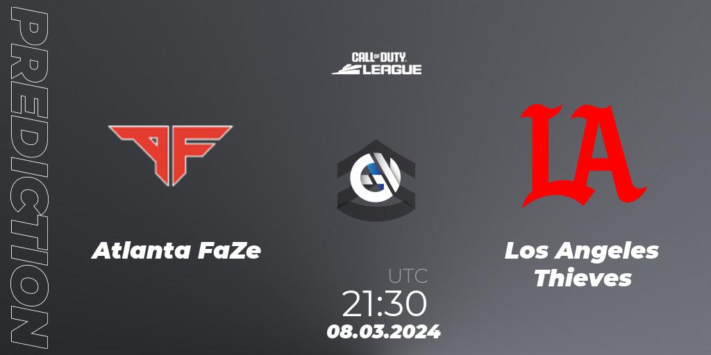 Pronósticos Atlanta FaZe - Los Angeles Thieves. 08.03.2024 at 21:30. Call of Duty League 2024: Stage 2 Major Qualifiers - Call of Duty