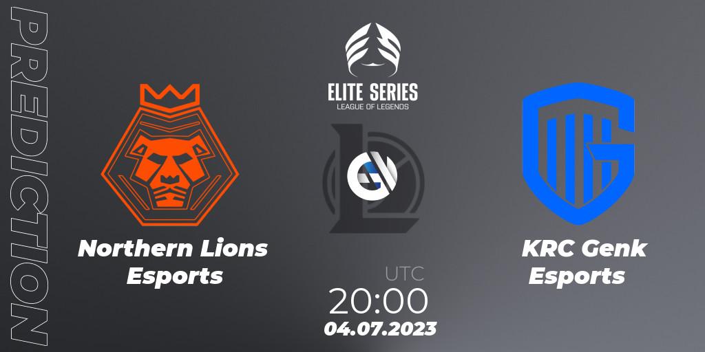 Pronósticos Northern Lions Esports - KRC Genk Esports. 04.07.23. Elite Series Summer 2023 - LoL