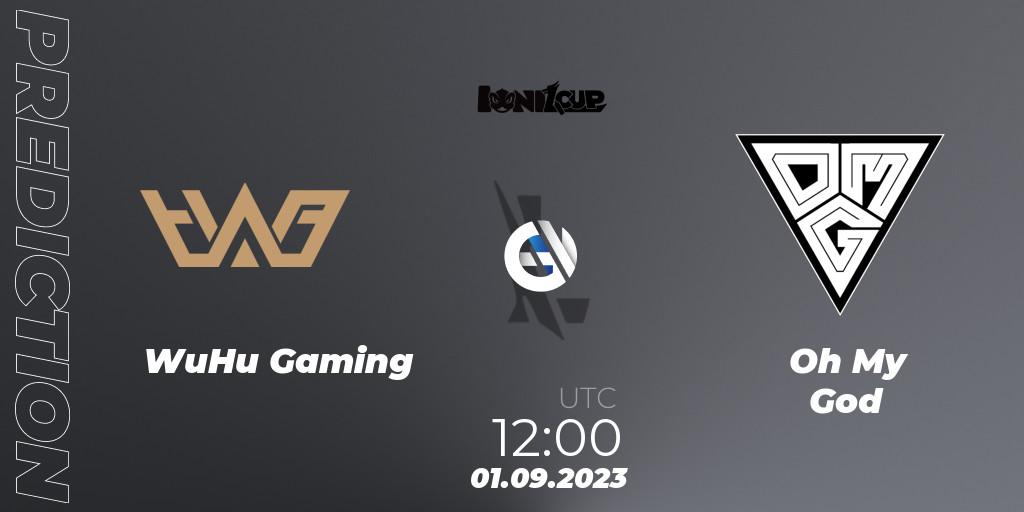 Pronósticos WuHu Gaming - Oh My God. 01.09.2023 at 12:00. Ionia Cup 2023 - WRL CN Qualifiers - Wild Rift