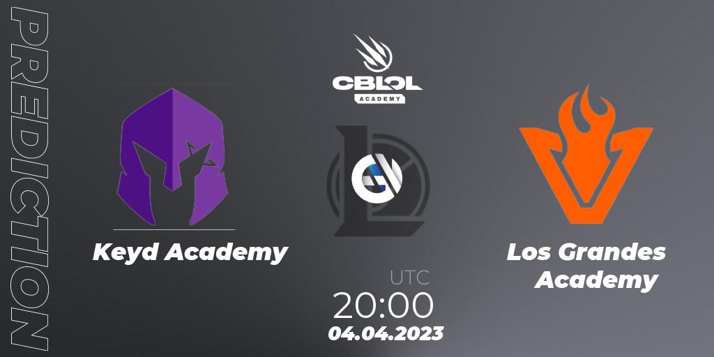 Pronósticos Keyd Academy - Los Grandes Academy. 04.04.2023 at 20:00. CBLOL Academy Split 1 2023 - LoL