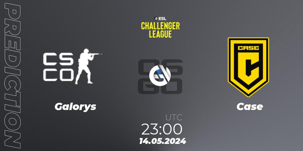 Pronósticos Galorys - Case. 14.05.2024 at 23:15. ESL Challenger League Season 47: South America - Counter-Strike (CS2)