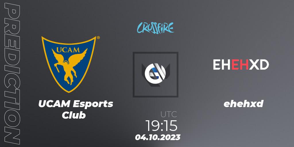 Pronósticos UCAM Esports Club - ehehxd. 04.10.2023 at 19:15. LVP - Crossfire Cup 2023: Contenders #1 - VALORANT