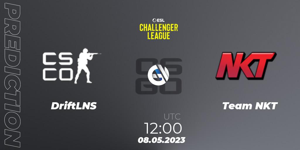 Pronósticos DriftLNS - Team NKT. 08.05.2023 at 12:00. ESL Challenger League Season 45: Asia-Pacific - Counter-Strike (CS2)