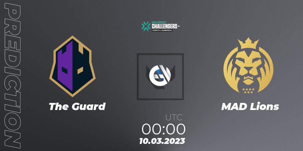 Pronósticos The Guard - MAD Lions. 09.03.2023 at 23:10. VALORANT Challengers 2023: North America Split 1 - VALORANT