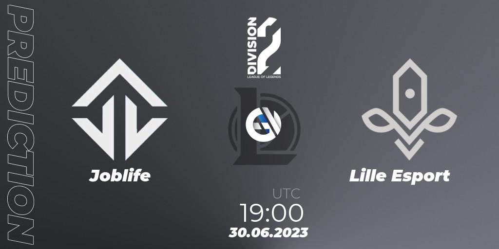 Pronósticos Joblife - Lille Esport. 30.06.2023 at 19:00. LFL Division 2 Summer 2023 - Group Stage - LoL