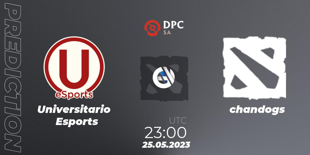 Pronósticos Universitario Esports - chandogs. 25.05.2023 at 23:00. DPC 2023 Tour 3: SA Closed Qualifier - Dota 2