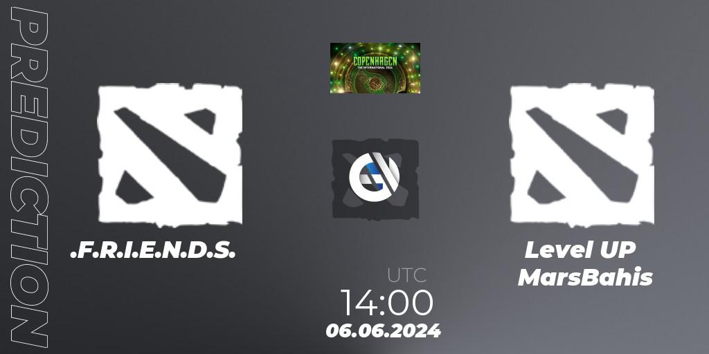 Pronósticos.F.R.I.E.N.D.S. - Level UP MarsBahis. 06.06.2024 at 13:30. The International 2024: Eastern Europe Open Qualifier #2 - Dota 2