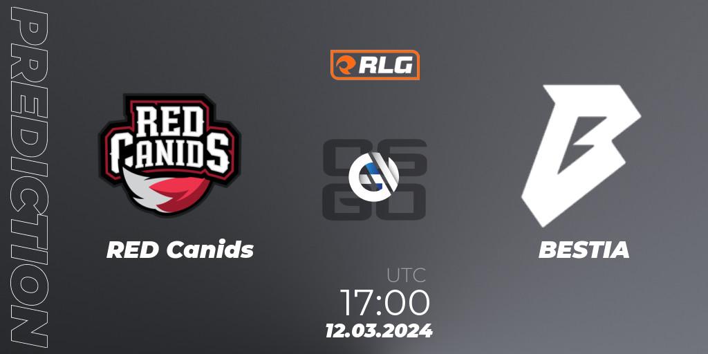 Pronósticos RED Canids - BESTIA. 12.03.24. RES Latin American Series #2 - CS2 (CS:GO)