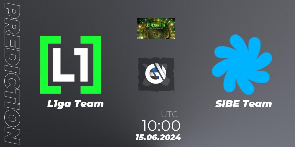 Pronósticos L1ga Team - SIBE Team. 15.06.2024 at 09:30. The International 2024: Eastern Europe Closed Qualifier - Dota 2