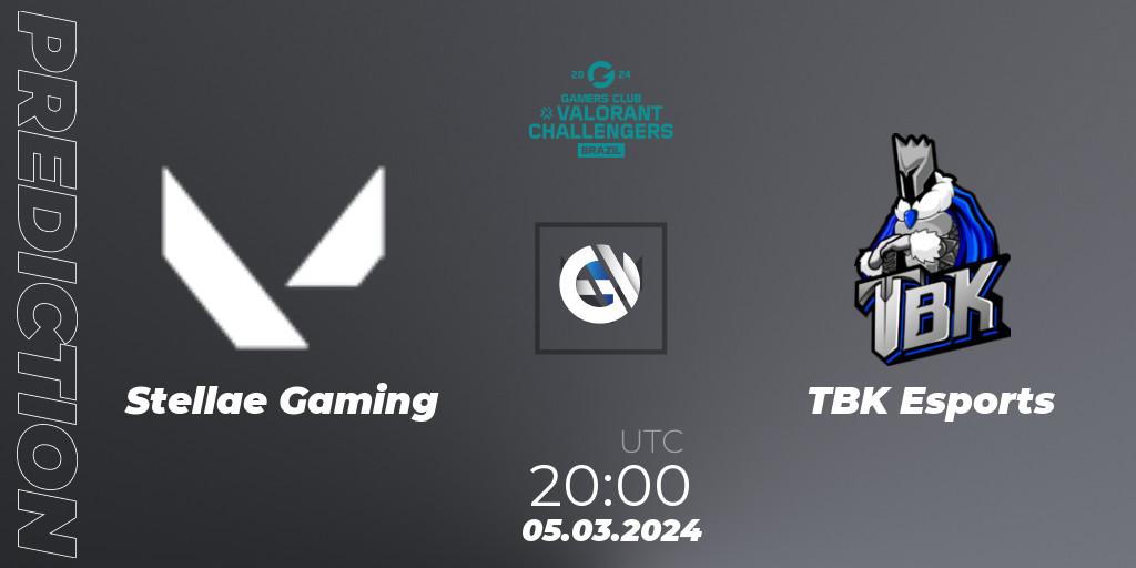 Pronósticos Stellae Gaming - TBK Esports. 05.03.24. VALORANT Challengers Brazil 2024: Split 1 - VALORANT