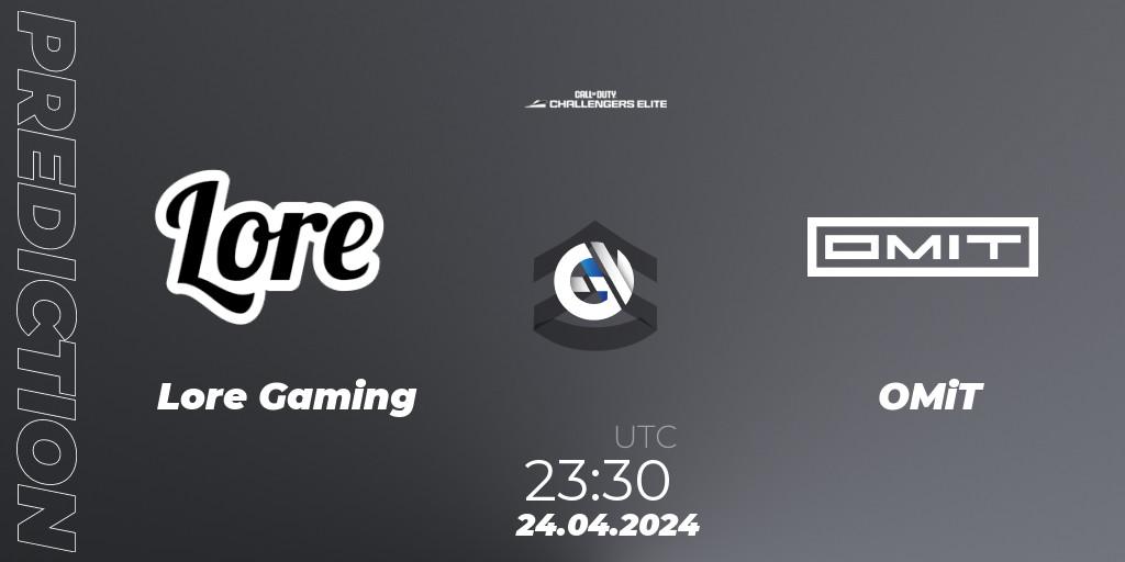 Pronósticos Lore Gaming - OMiT. 24.04.2024 at 23:30. Call of Duty Challengers 2024 - Elite 2: NA - Call of Duty