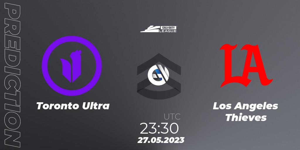 Pronósticos Toronto Ultra - Los Angeles Thieves. 27.05.2023 at 23:30. Call of Duty League 2023: Stage 5 Major - Call of Duty