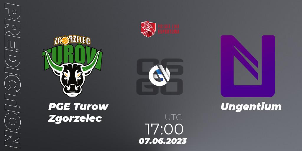 Pronósticos PGE Turow Zgorzelec - Ungentium. 08.06.23. Polish Esports League 2023 Split 2 - CS2 (CS:GO)