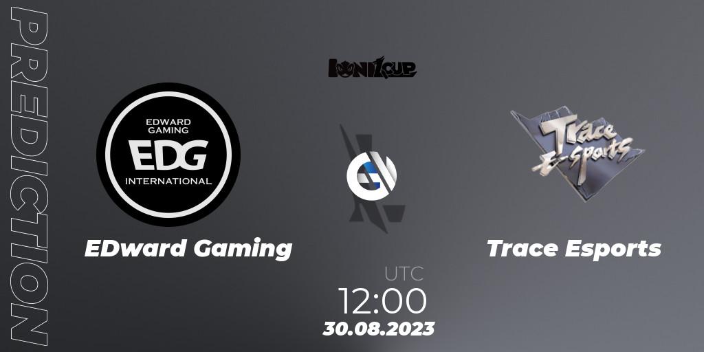 Pronósticos EDward Gaming - Trace Esports. 30.08.2023 at 12:00. Ionia Cup 2023 - WRL CN Qualifiers - Wild Rift