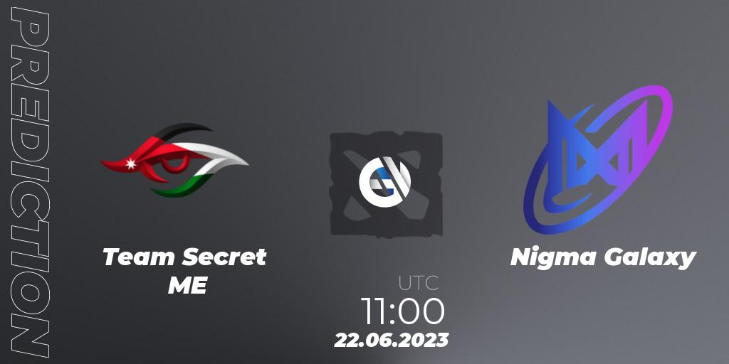 Pronósticos Team Secret ME - Nigma Galaxy. 22.06.2023 at 11:00. Riyadh Masters 2023 MENA Qualifier - Dota 2