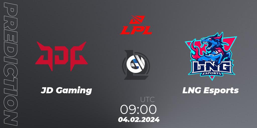 Pronósticos JD Gaming - LNG Esports. 04.02.24. LPL Spring 2024 - Group Stage - LoL