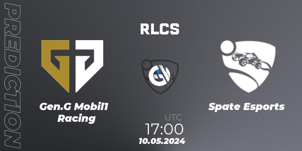 Pronósticos Gen.G Mobil1 Racing - Spate Esports. 10.05.2024 at 17:00. RLCS 2024 - Major 2: NA Open Qualifier 5 - Rocket League