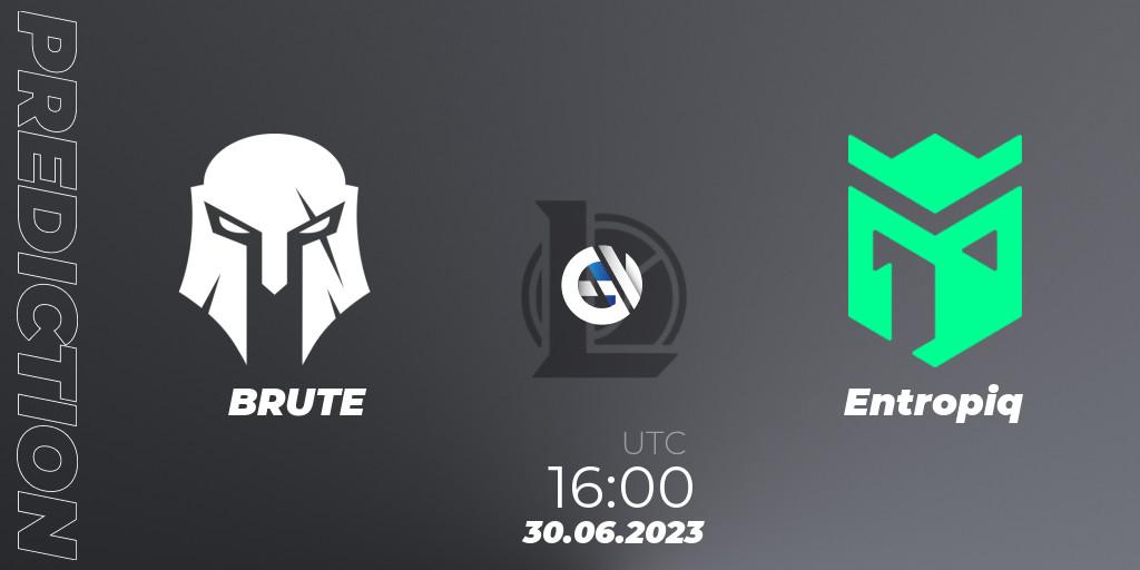 Pronósticos BRUTE - Entropiq. 06.06.2023 at 17:00. Hitpoint Masters Summer 2023 - Group Stage - LoL