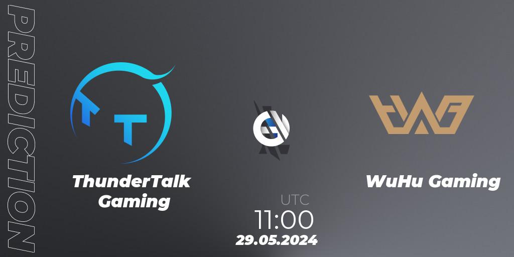Pronósticos ThunderTalk Gaming - WuHu Gaming. 29.05.2024 at 11:00. Wild Rift Super League Summer 2024 - 5v5 Tournament Group Stage - Wild Rift