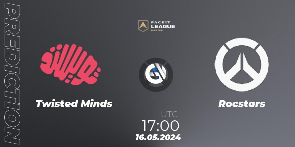 Pronósticos Twisted Minds - Rocstars. 16.05.2024 at 17:00. FACEIT League Season 1 - EMEA Master Road to EWC - Overwatch