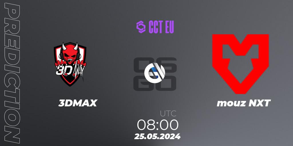 Pronósticos 3DMAX - mouz NXT. 25.05.2024 at 08:00. CCT Season 2 European Series #3 - Counter-Strike (CS2)