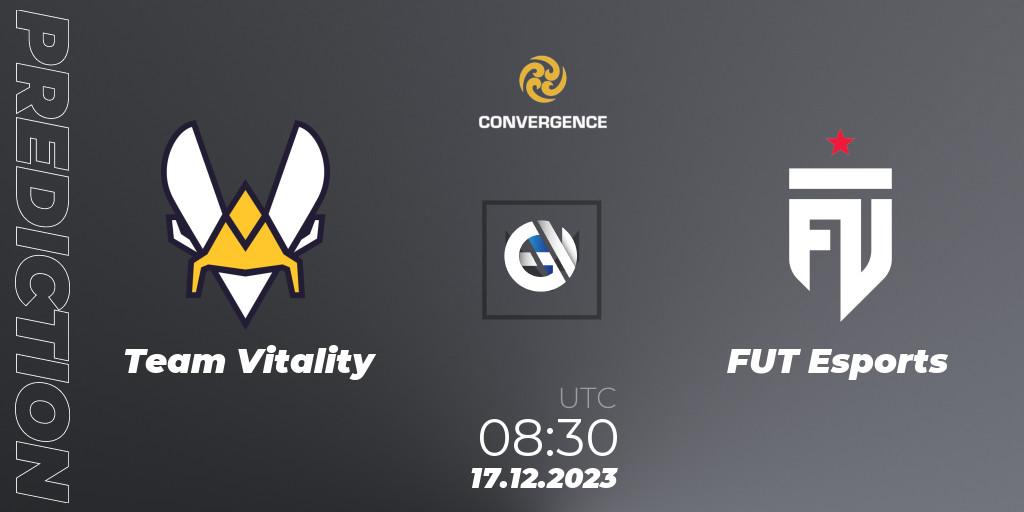 Pronósticos Team Vitality - FUT Esports. 17.12.23. Convergence 2023 - VALORANT