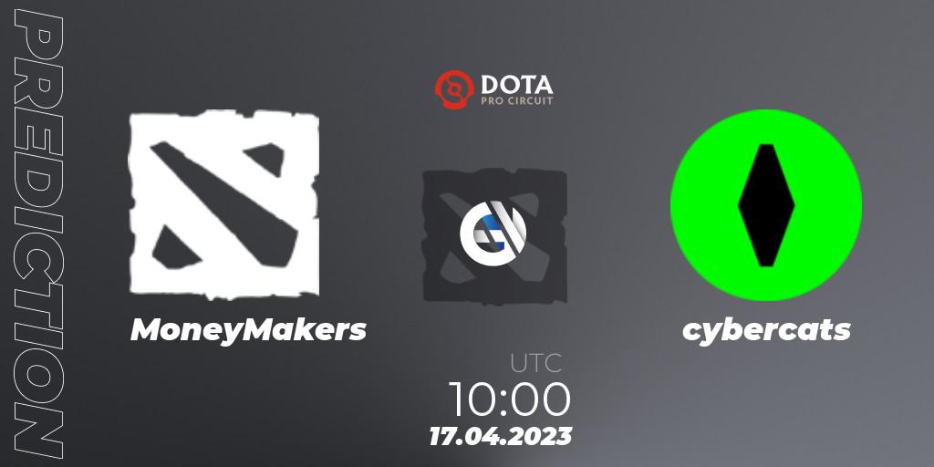Pronósticos MoneyMakers - cybercats. 17.04.2023 at 10:02. DPC 2023 Tour 2: EEU Division II (Lower) - Dota 2