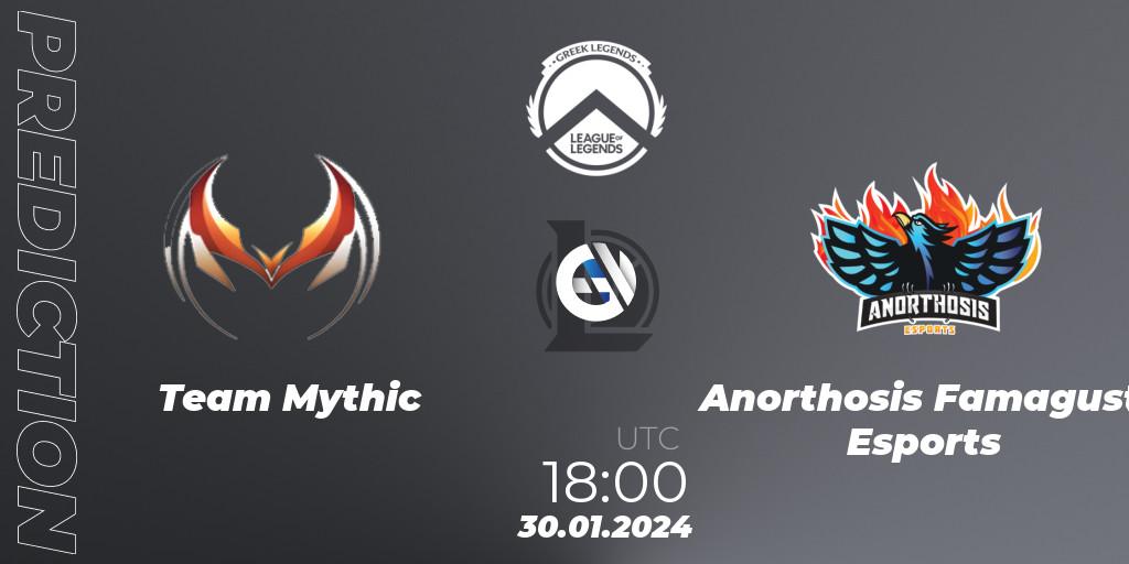Pronósticos Team Mythic - Anorthosis Famagusta Esports. 30.01.2024 at 18:00. GLL Spring 2024 - LoL