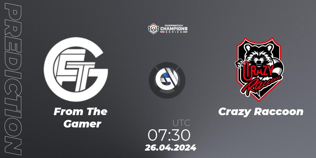Pronósticos From The Gamer - Crazy Raccoon. 26.04.24. Overwatch Champions Series 2024 - Asia Stage 1 Main Event - Overwatch