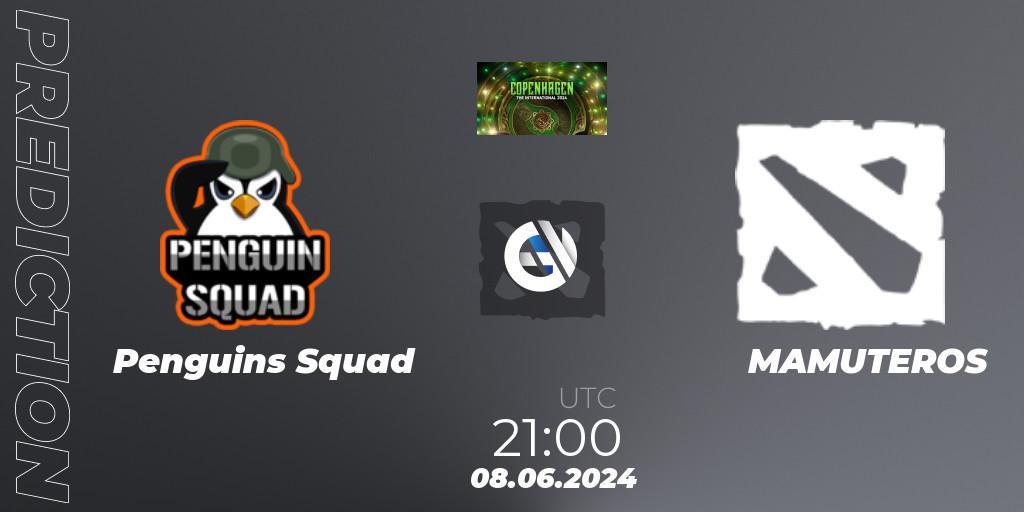 Pronósticos Penguins Squad - MAMUTEROS. 08.06.2024 at 21:00. The International 2024: South America Open Qualifier #2 - Dota 2