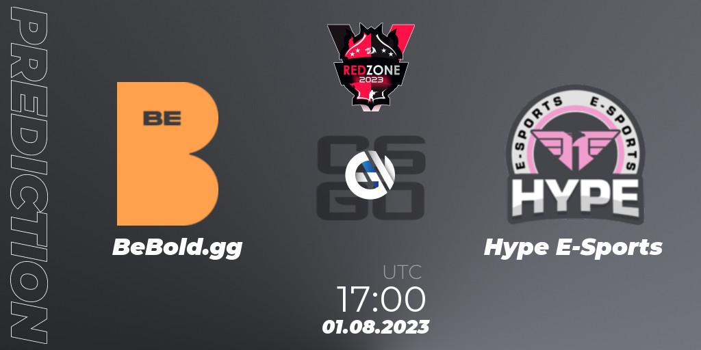 Pronósticos BeBold.gg - Hype E-Sports. 01.08.2023 at 17:00. RedZone PRO League Season 5 - Counter-Strike (CS2)