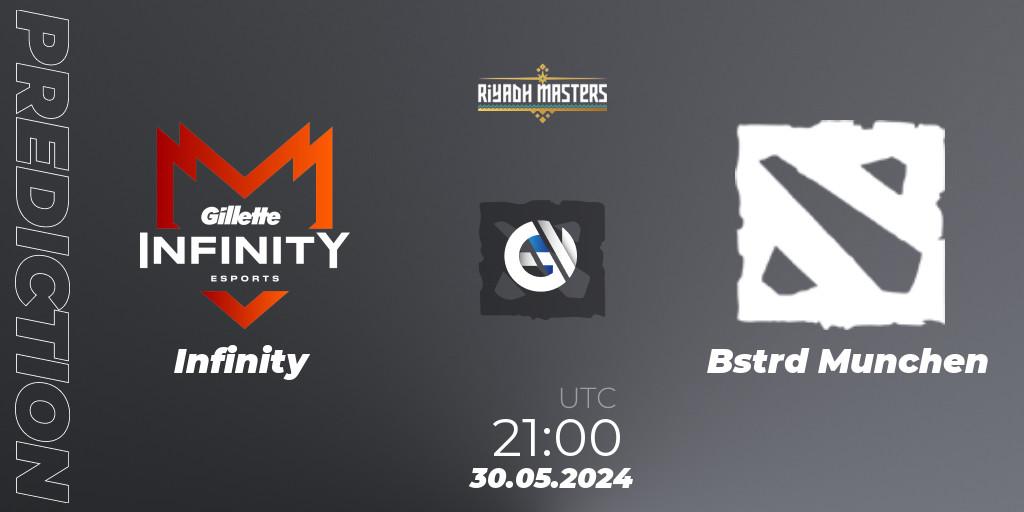 Pronósticos Infinity - Bstrd Munchen. 30.05.2024 at 21:00. Riyadh Masters 2024: South America Open Qualifier - Dota 2