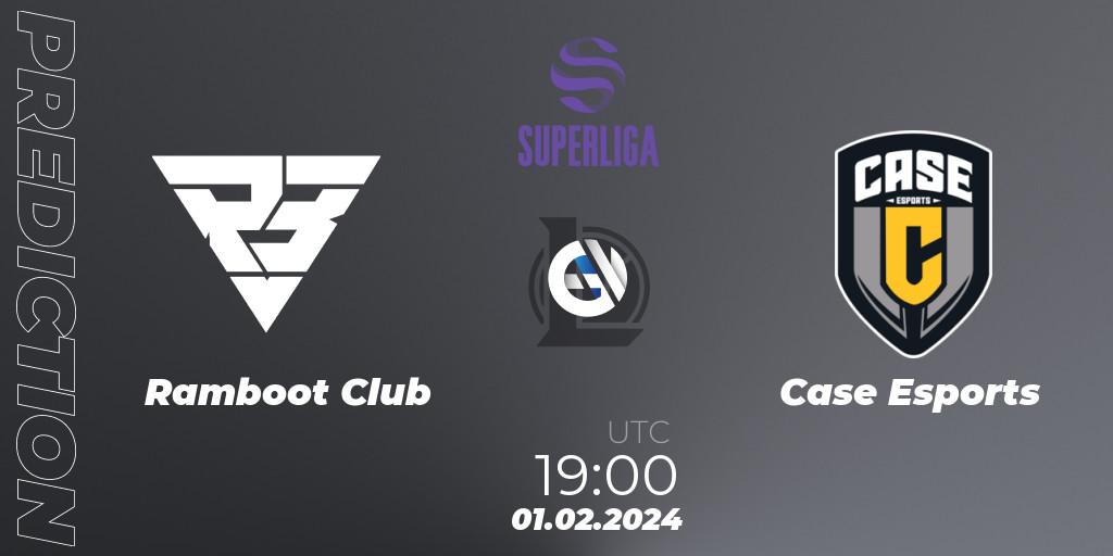 Pronósticos Ramboot Club - Case Esports. 01.02.24. Superliga Spring 2024 - Group Stage - LoL