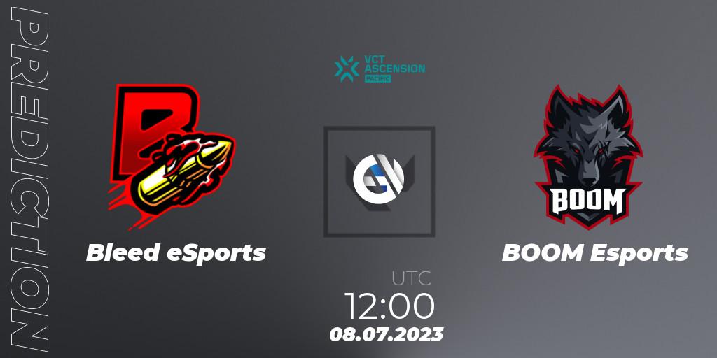 Pronósticos Bleed eSports - BOOM Esports. 08.07.23. VALORANT Challengers Ascension 2023: Pacific - VALORANT