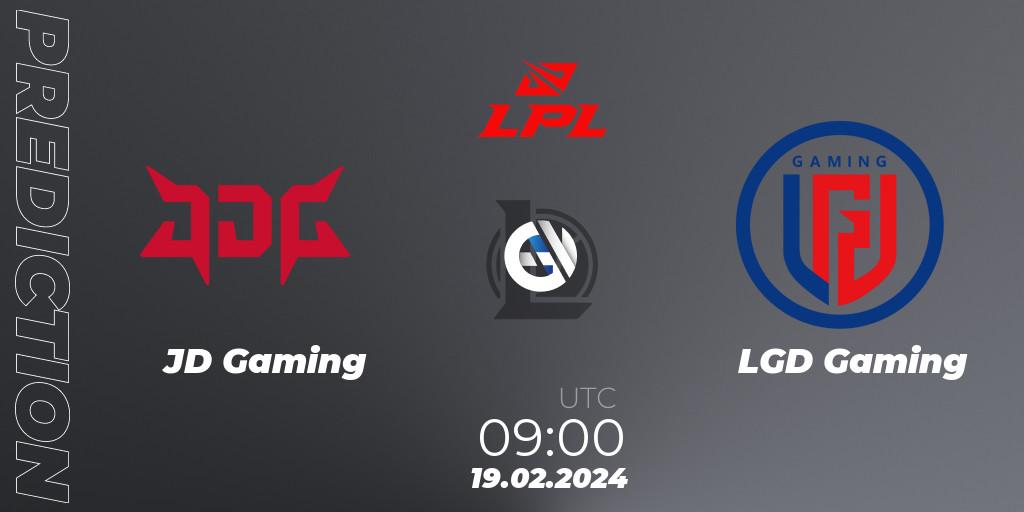 Pronósticos JD Gaming - LGD Gaming. 19.02.24. LPL Spring 2024 - Group Stage - LoL