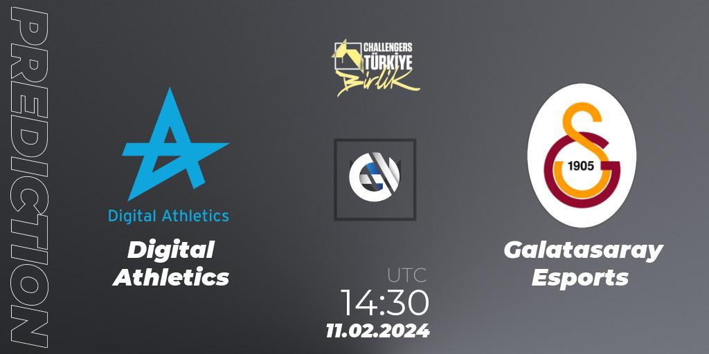 Pronósticos Digital Athletics - Galatasaray Esports. 11.02.24. VALORANT Challengers 2024 Turkey: Birlik Split 1 - VALORANT