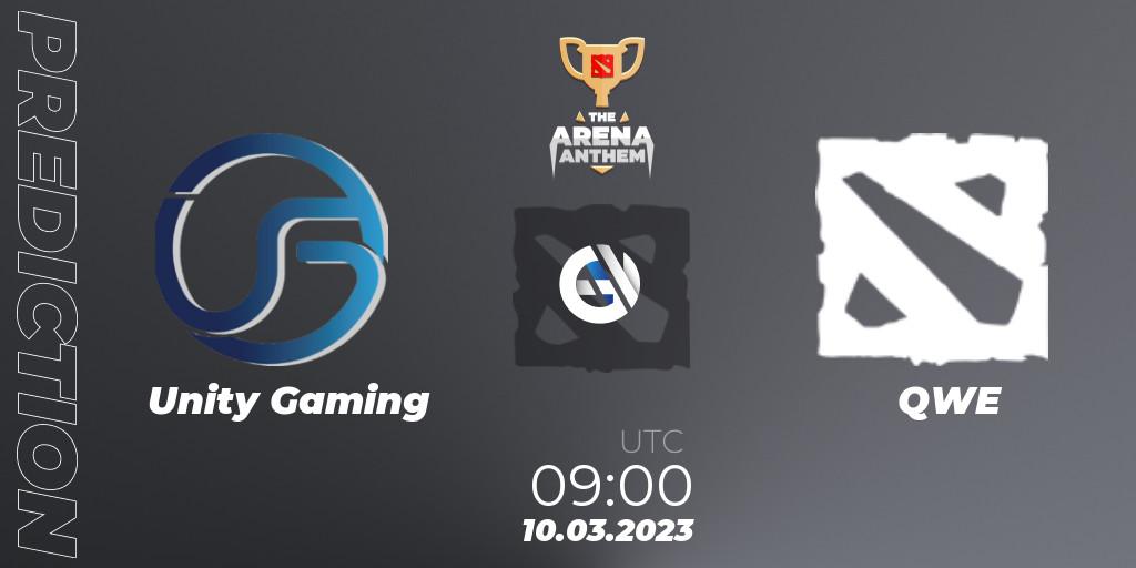 Pronósticos Unity Gaming - QWE. 10.03.23. The Arena Anthem - Dota 2
