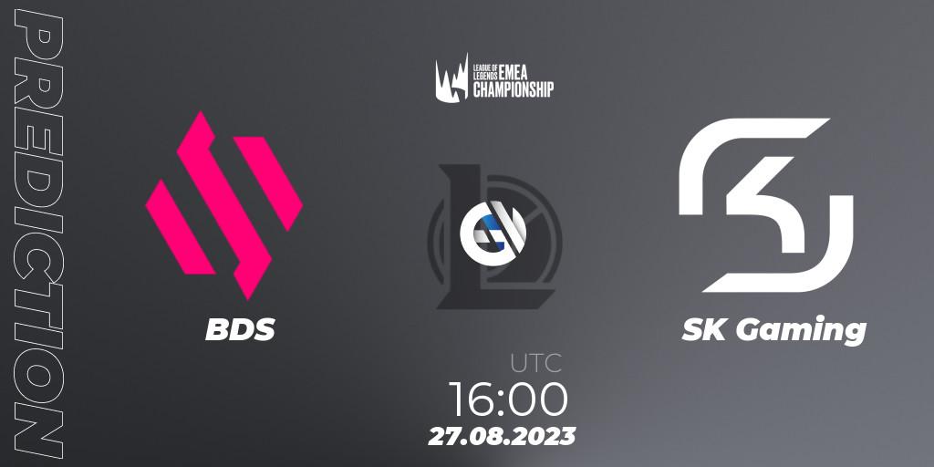 Pronósticos BDS - SK Gaming. 26.08.2023 at 16:00. LEC Finals 2023 - LoL