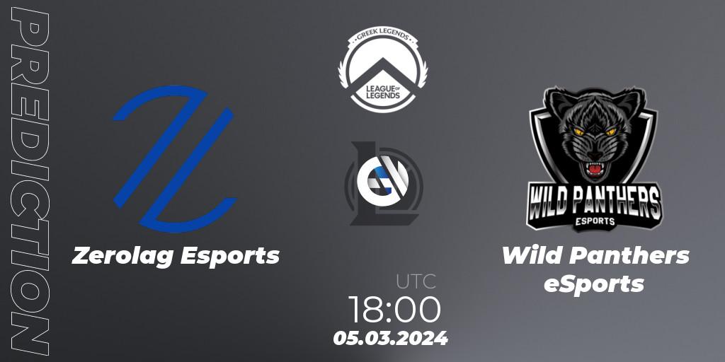 Pronósticos Zerolag Esports - Wild Panthers eSports. 05.03.2024 at 18:00. GLL Spring 2024 - LoL