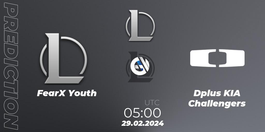 Pronósticos FearX Youth - Dplus KIA Challengers. 29.02.24. LCK Challengers League 2024 Spring - Group Stage - LoL