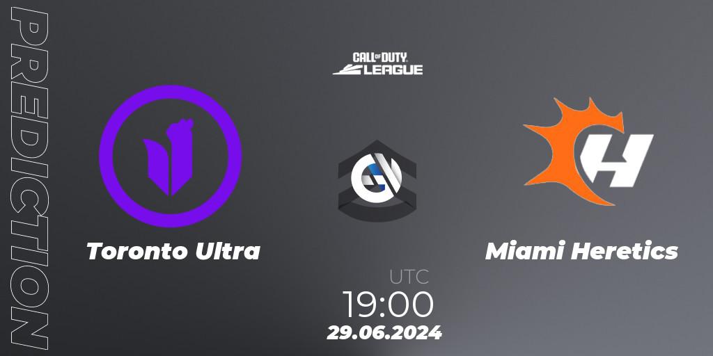 Pronósticos Toronto Ultra - Miami Heretics. 29.06.2024 at 19:00. Call of Duty League 2024: Stage 4 Major - Call of Duty