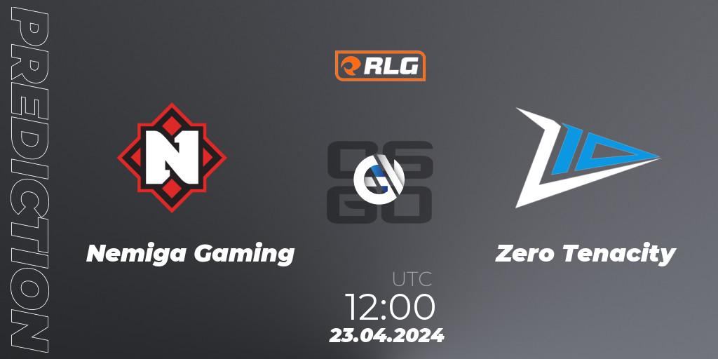 Pronósticos Nemiga Gaming - Zero Tenacity. 23.04.24. RES European Series #2 - CS2 (CS:GO)