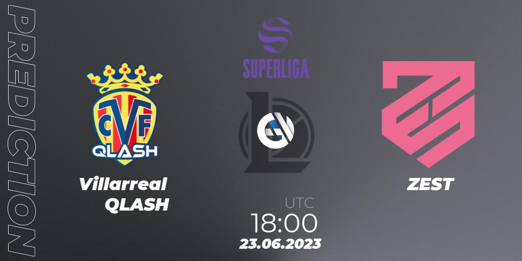 Pronósticos Villarreal QLASH - ZEST. 23.06.23. LVP Superliga 2nd Division 2023 Summer - LoL