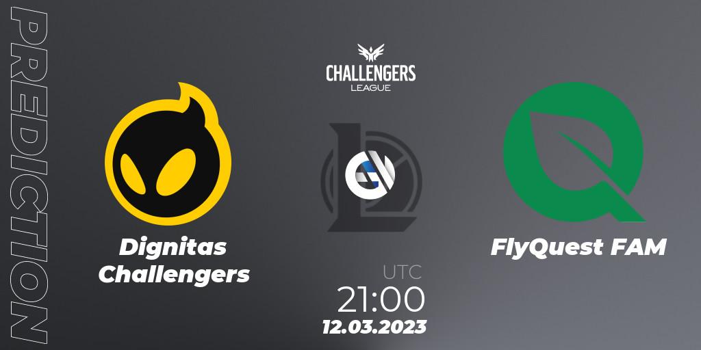 Pronósticos Dignitas Challengers - FlyQuest FAM. 12.03.23. NACL 2023 Spring - Playoffs - LoL