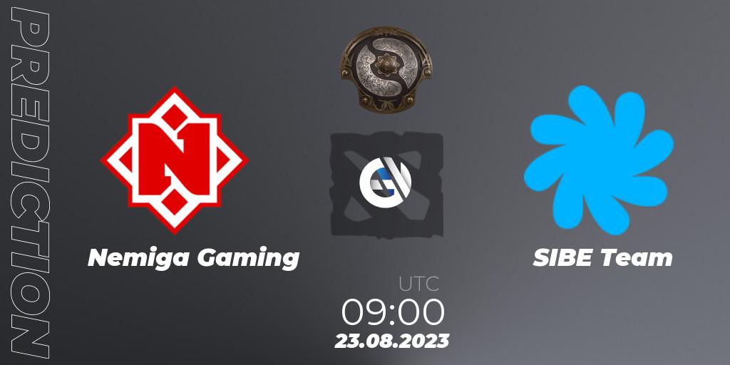 Pronósticos Nemiga Gaming - SIBE Team. 23.08.2023 at 09:07. The International 2023 - Eastern Europe Qualifier - Dota 2
