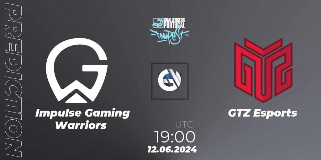Pronósticos Impulse Gaming Warriors - GTZ Esports. 12.06.2024 at 18:00. VALORANT Challengers 2024 Portugal: Tempest Split 2 - VALORANT