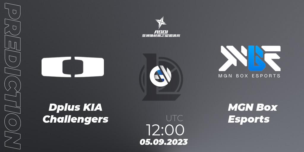 Pronósticos Dplus KIA Challengers - MGN Box Esports. 05.09.23. Asia Star Challengers Invitational 2023 - LoL
