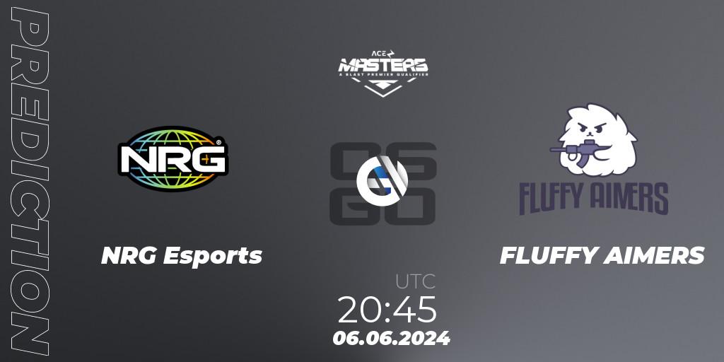 Pronósticos NRG Esports - FLUFFY AIMERS. 06.06.2024 at 20:20. Ace North American Masters Fall 2024 - BLAST Premier Qualifier - Counter-Strike (CS2)