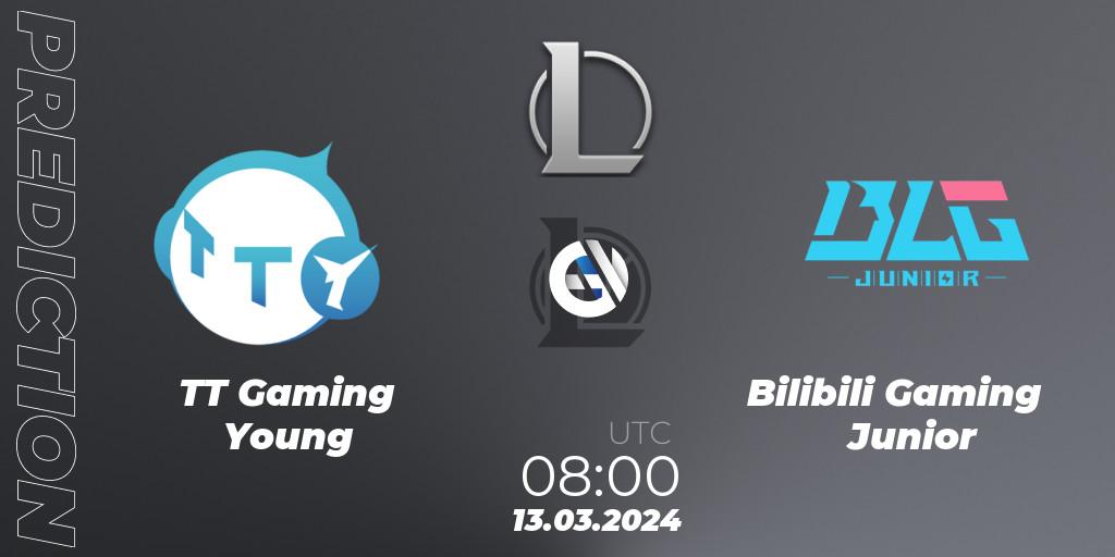 Pronósticos TT Gaming Young - Bilibili Gaming Junior. 13.03.24. LDL 2024 - Stage 1 - LoL