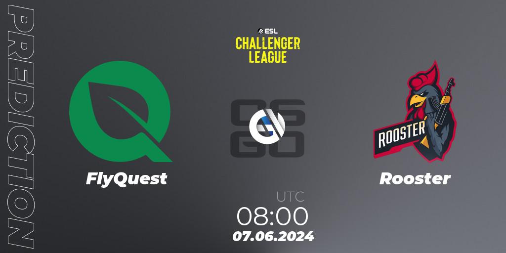 Pronósticos FlyQuest - Rooster. 07.06.2024 at 08:00. ESL Challenger League Season 47: Oceania - Counter-Strike (CS2)